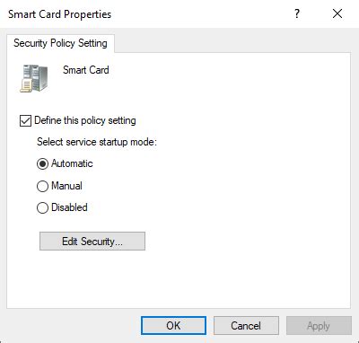 smart card service won't start windows 10|Smartcard resource manager is not running .